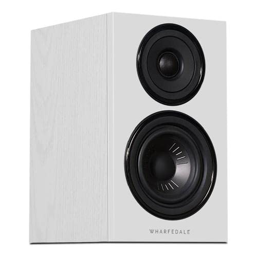Wharfedale Diamond12.0 Paire d’enceintes passives d’étagère, Blanc - Les Beatles, Paul McCartney, John Lennon, RIngo Starr, George Harrison Wharfedale Diamond12.0 Paire d'enceintes passives d'étagère, Blanc – Image 3