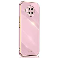 SEAHAI Custodia Per Xiaomi Mi 10T / Mi 10T Pro 5G, Cover Sottile In TPU Con Glitter E Placcatura Phnom Penh, Nera, Antiurto - 4