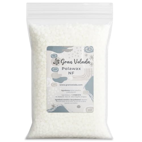 Gran Velada Polawax NF Cera emulsionante vegetal, auto-emulsificante não iónico para cosméticos naturais, O/W, cremes, ousse, condicionadores e loções, grânulos fáceis de fundir (50 g)
