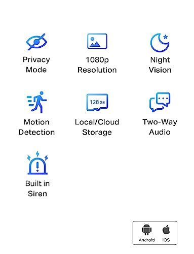 Tp-Link Tapo 1080P Indoor Security Camera For Baby Monitor, Dog Camera W/ Motion Detection, 2-Way Audio Siren, Night Vision, Cloud & Sd Card Storage, Works W/ Alexa & Google Home (Tapo C100) #TOP1