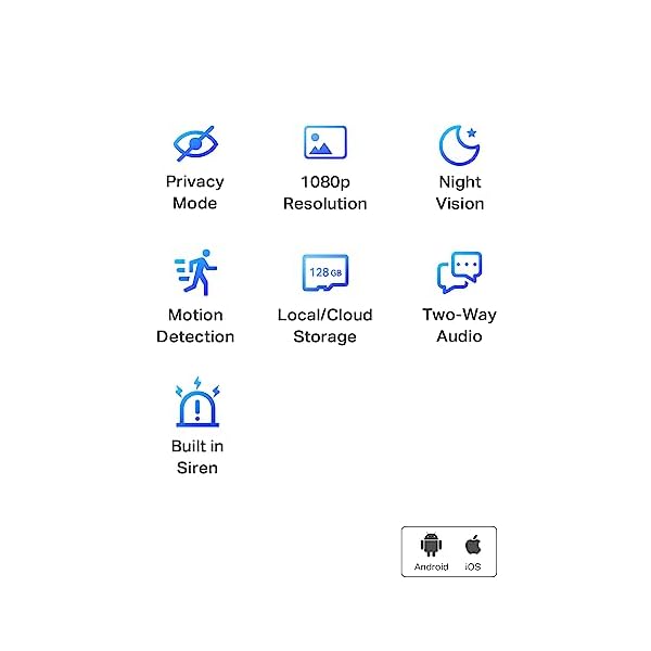 TP-Link-Tapo-1080P-Indoor-Security-Camera-for-Baby-Monitor-Dog-Camera-w-Motion-Detection-2-Way-Audio-Siren-Night-Vision-Cloud-SD-Card-Storage-Works-w-Alexa-Google-Home-Tapo-C100 TP-Link-Tapo-1080P-Indoor-Security-Camera-for-Baby-Monitor-Dog-Camera-w-Motion-Detection-2-Way-Audio-Siren-Night-Vision-Cloud-SD-Card-Storage-Works-w-Alexa-Google-Home-Tapo-C100
