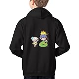子供 パーカー ドラゴンクエストシリーズ スライム 長袖 イトスウェット プルオーバー トップス 子供服 快適 綿100％ バックプリント 無地 フード付き シンプル カットソー 青少年 男の子 女の子 春秋冬 L