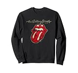 Oficial Rolling Stones Vintage Logo Música Rock Banda Sudadera