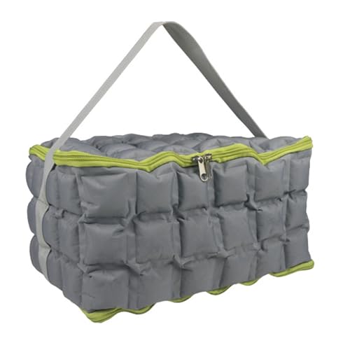 Bolsa Térmica Refrigerada,Almacenamiento Frío Aislante Reutilizable - Mochila con Portabotellas para Helados Acampada y Viajes en Coche