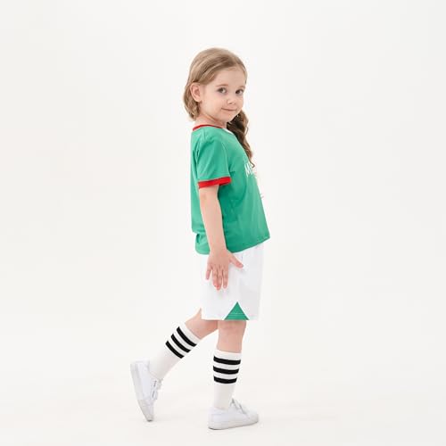 BDONDON Kids Soccer Jerseys for Boys & Girls Size 2-14 Years - Breathable Youth Soccer Football Training Outfits Gifts