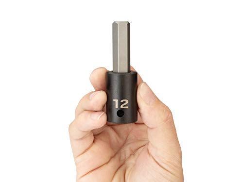 Tekton 1/2 Inch Drive X 12 Mm Hex Impact Bit Socket | Sib23212 #TOP2
