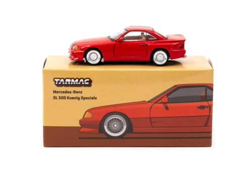 Tarmac Works SL 500 Koenig Specials 1:64 Rojo miniatura 3