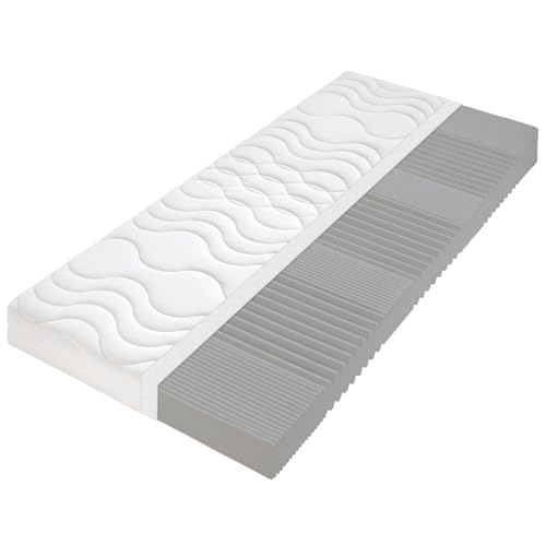 BeCo Matratze, Medibett Standard KS, Komfortschaum, Oeko-TEX Standard 100, Made in Germany, 100 Nächte Testschlafen (H4 (101-120 kg), 140 x 200 cm)