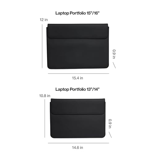 Maletín para portátil RAINS 15-16 pulgadas impermeable negro miniatura 7