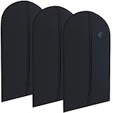 Black Suit Garment Travel Bags 3 Pack - 40' X 24' - By Your Bags