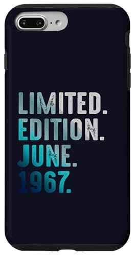 Carcasa para iPhone 7 Plus/8 Plus Edición Limitada Junio 1967 Retro Vintage 1967