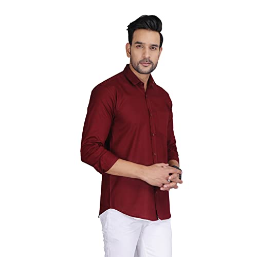 Image of Man Slim Fit Cotton Casual Shirt