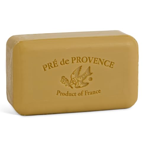 Image of Pre de Provence Artisanal French Moisturizing Soap Bar, Shea Butter Enriched, Quad Milled for Long Lasting Rich Smooth Lather, 5.3 Ounce, Verbena