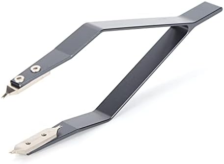 Watch Spring Bar Tweezer, V-Shaped Tweezers Watch Spring Bar Tool Alloy Lug Removal Fitting Tool Watch Repairing Tool Spring Bar Remover Tweezers for Watchmaker Remove Watch Strap