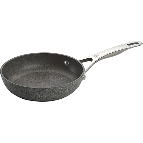 Ballarini 75002-808 Salina Frying Pan, 7.9 inches (20 cm), Made in Italy, Induction Compatible, Granitium, 7-Layer Coating Cover