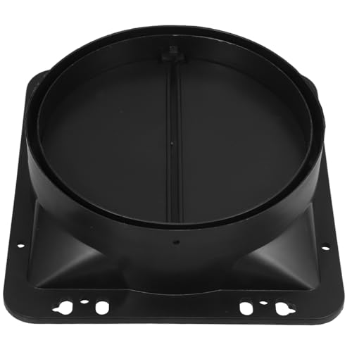 HOMSFOU Accesorios de cocina y baño. respiradero escape ventilación de campana de cocina campana extractora de cocina campana extractora de estufa campanas extractoras de cocina AbS Negro