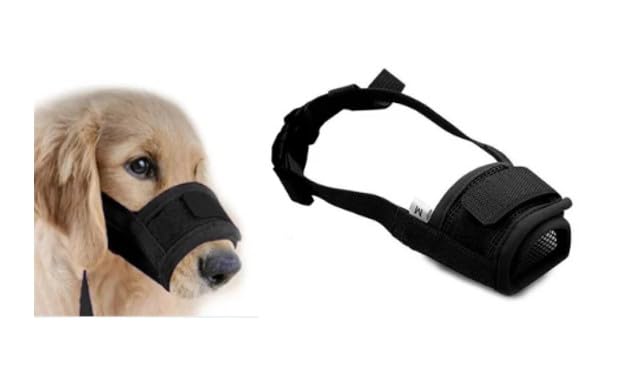 Bozal para Perros Grandes, medianos y pequeños. Bozales para Perros. Bozal antiladridos Perros. Bozal adiestramiento. (M)