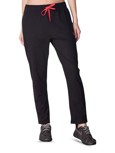 Lyra Women’S Athletic Fit Pants Track_312_Bl_M_Black_M