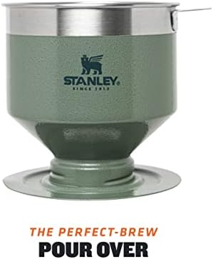 Stanley Perfect Brew Pour Over  Makes 1-6 Cups - Reusable Filter - No Disposable Paper Filters Needed - Compatible with Stanley Bottles - BPA-Free - Easy-clean Stainless Steel & Detachable Filter