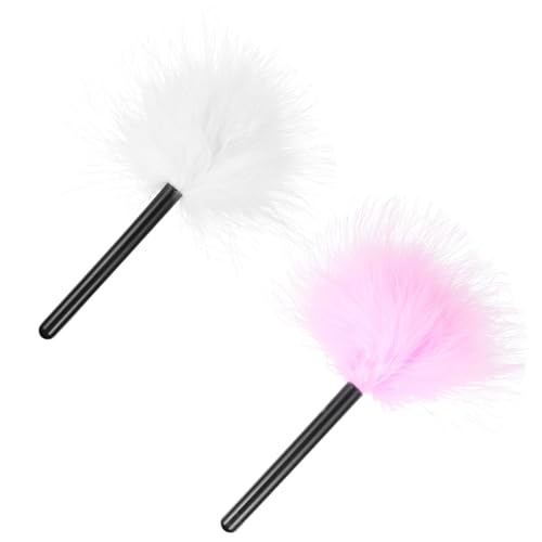 MERRYHAPY Cosmetic for Loose Powder 2 Pack of Plush Powder Puff Dust for Face Body and Baby