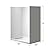 WOODBRIDGE 60 in. L x 36 in. W x 75 in. H Alcove Solid Surface Shower Combo Kits with Glue Up Shower Walls in Glossy White and Single Threshold Shower Base in White