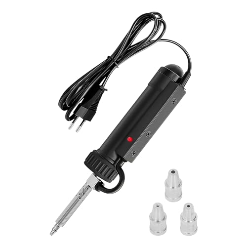 TALOEYH - Bomba desoldadora eléctrica, bomba desoldadora de 350 W con calefacción, soldador, aspiradora de soldadura con boquillas de desoldadura de 1,0 mm, 1,5 mm y 2,5 mm