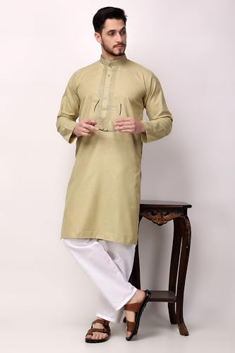 Image of Royal Kurta Men's Cotton Printed Kurta Pyjama