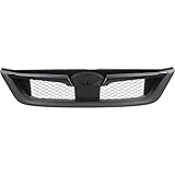 Robautoparts Front Grille 2011-2014 For Subaru Impreza Painted Black Shell and Insert Without Emblem and Nameplate Sedan/Wagon WRX Models/Base/Limited/Premium Models SU1200156 91121FG100
