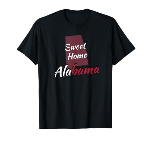 Alabama Home Sweet Home State Pride Maglietta