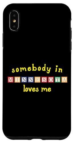 Somebody In Minnesota Loves Me with Kids ςݖ X}zP[X iPhone XS Max p