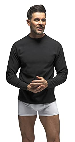 HEAT HOLDERS - Mens Winter Warm Thermal Long Sleeve Top | Base Layer (L, XX-Warm - Original)