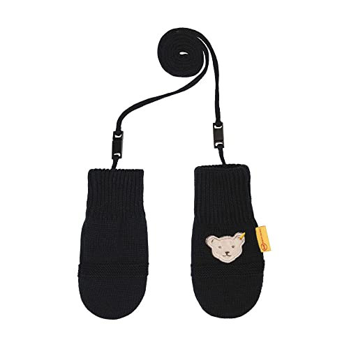 Steiff Unisex Baby Gloves F ustlinge, STEIFF NAVY, 3 EU