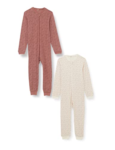 PIPPI Made with Love Unisex Baby Nightsuit -Zipper (2-Pack)...