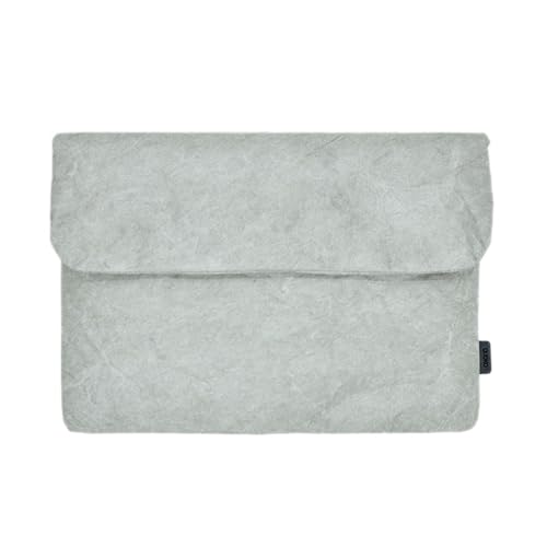 Housse ordinateur portable 14 pouces gris étui protection papier style ancien