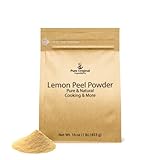 Pure Original Ingredients Lemon Peel Powder (1 lb) Cooking Additive, Pure Dried Powder