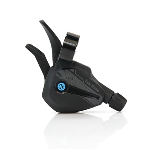 Box Three Prime 9 Single Shift E-Bike Shifter 1 Vitesse par clic Câble de Levier de Vitesse de vélo pour manettes de vélo de Montagne, VTT, Levier de...