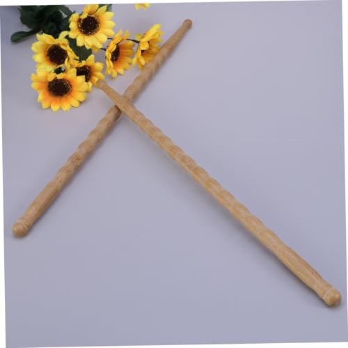 2 Baquetas Ergonómicas de Madera Natural para Batería miniatura 2