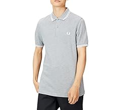 フレッドペリー　襟袖リブライン　刺繍ロゴ　イングランド製　白 フレッドペリー 襟袖リブライン 刺繍ロゴ イングランド製 白