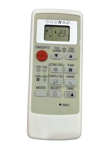 Image of Sanavya AC Remote No. 122 (No Backlight), Compatible /Replacement for Mitsubishi. AC Remote Control (Exactly Same Remote Will Only Work)