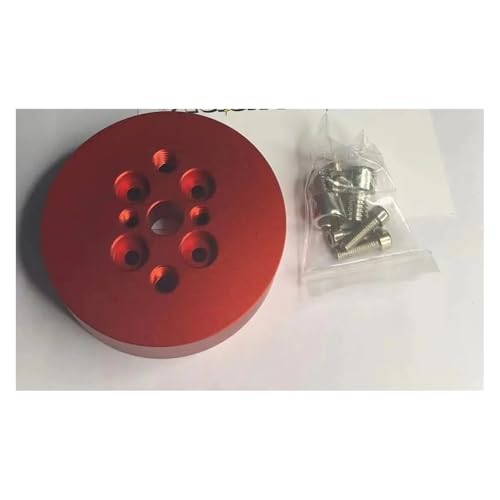 Abrazadera de sillín rojo para telescopios astronómicos y accesorios de observación