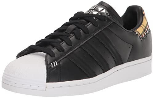 adidas Originals Superstar Legacy Sneaker, Black/Black/Team Colleg Gold, 5 US Unisex Big Kid