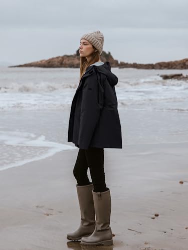 L-Rain Hard Shell Rain Jacket with Hood for Women - Lightweight Outdoor Waterproof and Windbreaker Rain Coat2