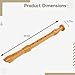Little Ones Wooden Recorder Instrument, Classical German Design Recorder For Music Class 18.5 In, Cleaner Rod, Cork Grease, Includes Carry Bag