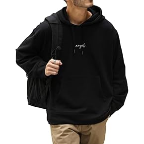 SHADY フード付きパーカー Lサイズ ブラック SHADY フード付きパーカー Lサイズ ブラック 大きいサイズ