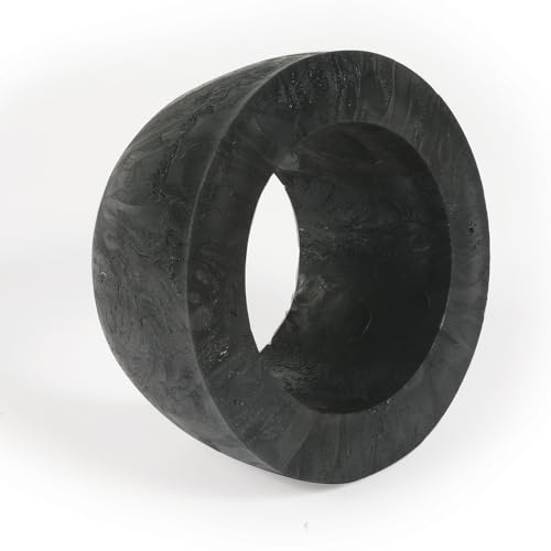 Image of Camco 4 inch x 3 inch Sewer Hose Seal | Connects Directly on RV Sewer Hose for an Odor Proof Connection to Dump Station | Black (39313)