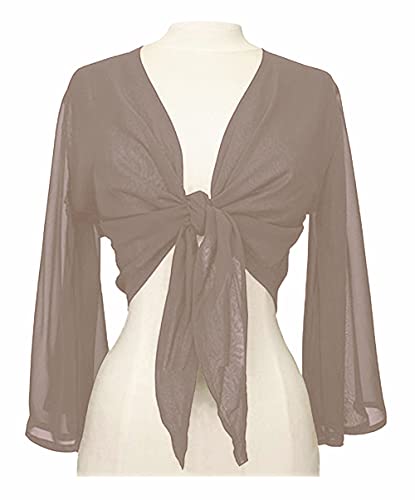 Image of Indian Trendy Women's Flair Wrap Tie Top Chiffon Choli Blouse Belly Dance Gypsy Bolero Shrugs Cardigan