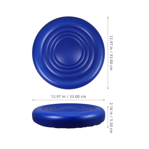 Cojín de taburete redondo de bar azul para muebles de salón 3