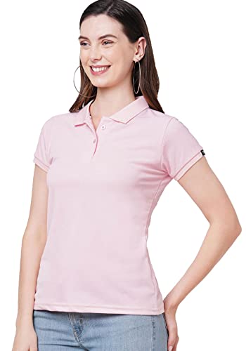 Image of Wear Your Opinion Womens Polo Collar Neck T-Shirt Top (Design: Solid)