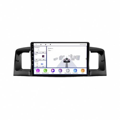 Estéreo para Toyota Corolla E120 con pantalla mirror link, GPS y bluetooth integrado