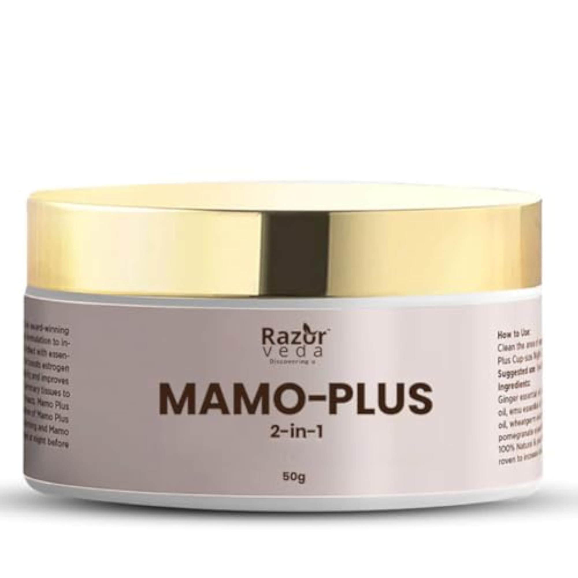 Razorveda Mamo Body Cream for Women, 50g
